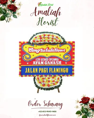 Bunga Papan Congratulation di Gamalama